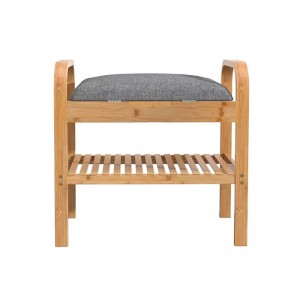 Korridor Display Regal Organizer Aufbewahrungsschuhbank Bambus Schuhbank